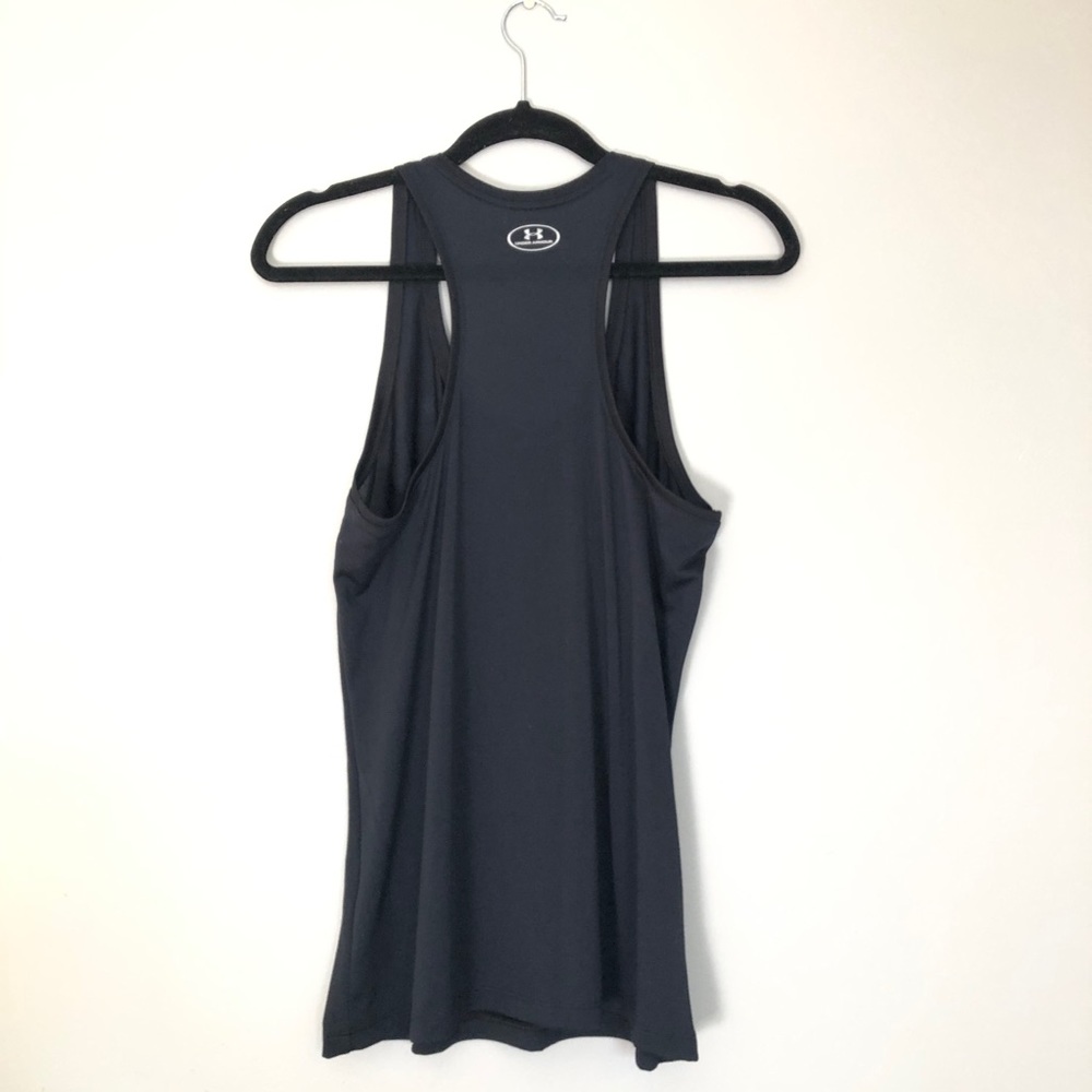 UNDER ARMOUR Black Razorback Top | Large - Picture 4 of 7